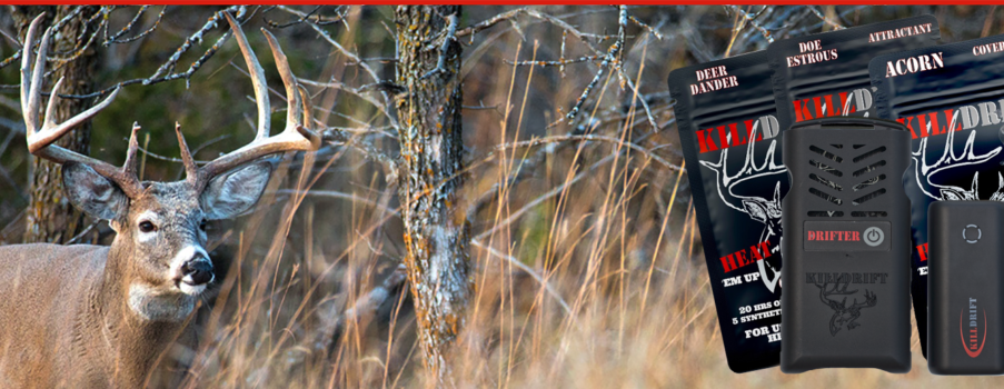Killdrift Outdoors | Heated deer attractants and cover scent pads